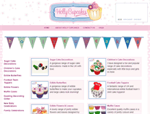 Tablet Screenshot of hollycupcakes.com